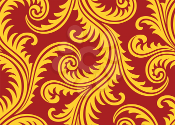Royalty Free Clipart Image of a Seamless Pattern