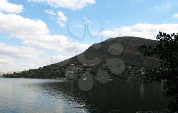 Royalty Free Photo of Holiday Homes at Hartbeespoort Dam South Africa