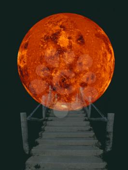 Royalty Free Photo of a Stairway to the Sun
