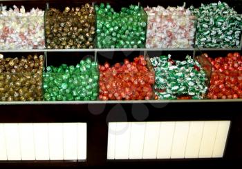 Royalty Free Photo of Candy Stands