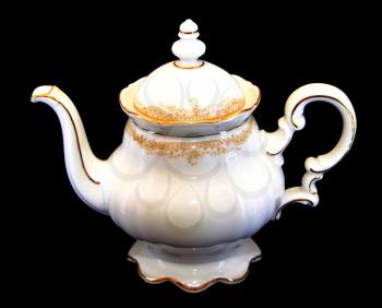Royalty Free Photo of an Expensive Porcelain Teapot