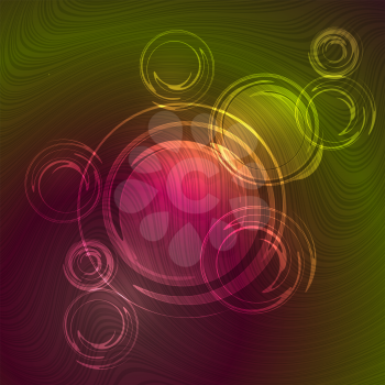  Abstract background with circles
