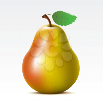 Royalty Free Clipart Image of a Pear