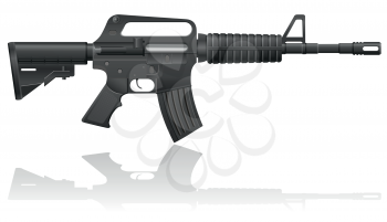 Royalty Free Clipart Image of a Military Weapon