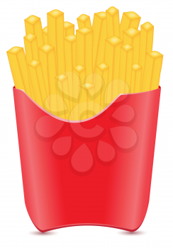 Royalty Free Clipart Image of Fries