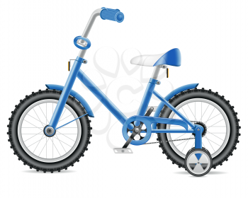 Royalty Free Clipart Image of a Childs Bicycle