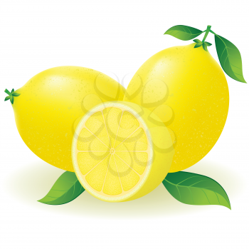 Royalty Free Clipart Image of a Lemon