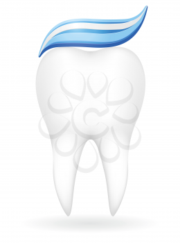 Royalty Free Clipart Image of a Tooth