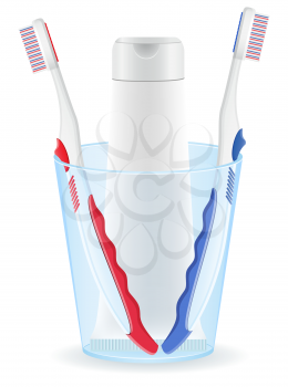 Royalty Free Clipart Image of Toothpaste