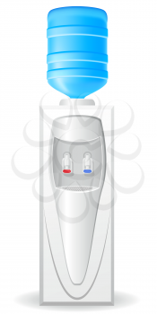 Royalty Free Clipart Image of a Water Cooler