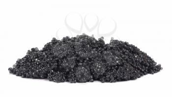 caviar black isolated on white background