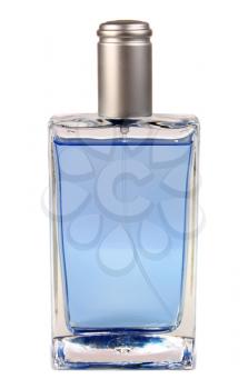 small bottle with a perfume liquid
