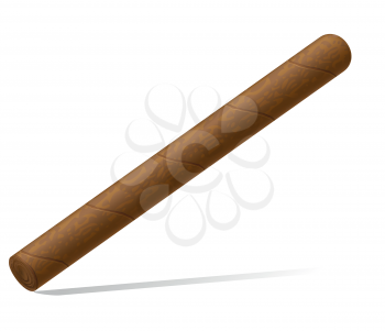 cigar vector illustration isolated on white background