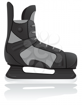 hockey skates vector illustration isolated on white background