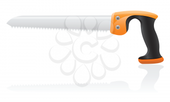 tool saw vector illustration isolated on white background