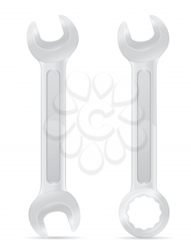 tool spanner vector illustration isolated on white background