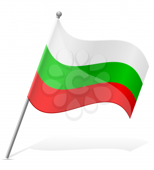 flag of Bulgaria vector illustration isolated on white background