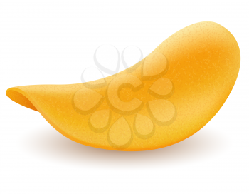 potato chips vector illustration isolated on white background