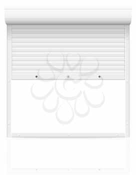 rolling shutters vector illustration isolated on white background