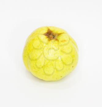 Quince (golden apple) isolated on white background 