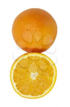 orange isolated on white background 