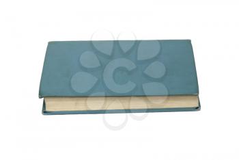 Blue book Isolated on white Background 