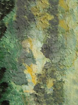 A fragment of the canvas with oil paints. Background. Macro
   