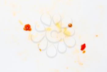 abstract background. pieces of chili on a white background