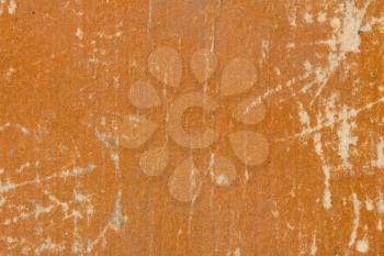 old orange paper as background in grunge style