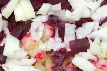 onion and red beet
