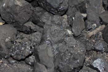 background of black coal