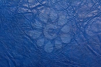 background of blue leather