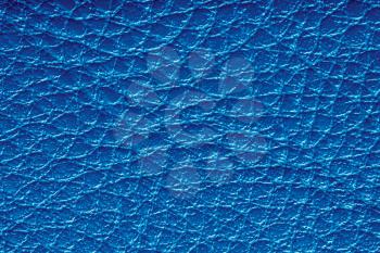 background of blue leather