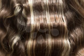 wavy hair as a background. texture