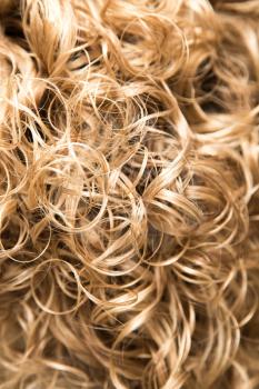 wavy hair as background. texture