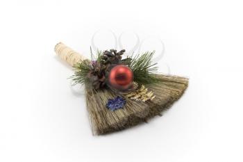 Royalty Free Photo of a Christmas Besom