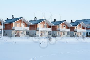 Royalty Free Photo of a Bunch of Houses