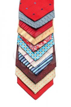 Royalty Free Photo of a Bunch of Neckties