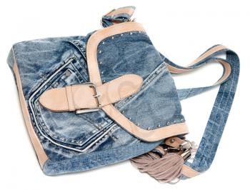 Royalty Free Photo of a Jean Purse