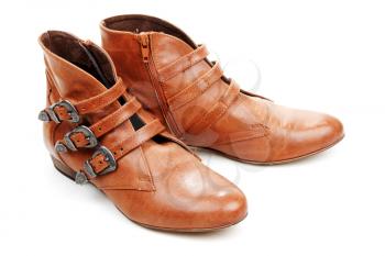 Royalty Free Photo of Brown Leather Shoes