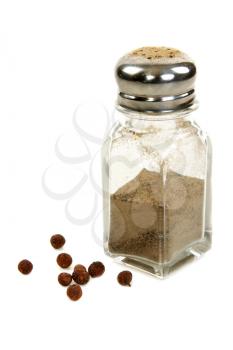 Royalty Free Photo of a Glass Pepper Shaker