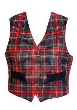 Royalty Free Photo of a Plaid Vest