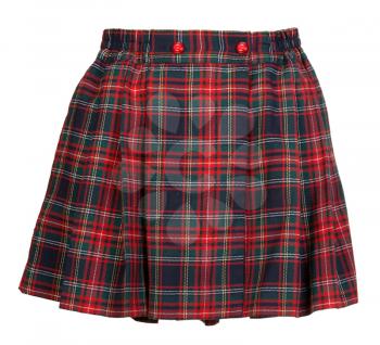 Royalty Free Photo of a Plaid Skirt