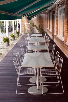 Royalty Free Photo of an Outdoor Restaurant