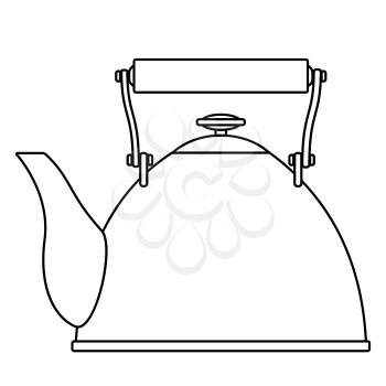 Illustration of the contour teapot icon