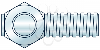 Illustration of the abstract screw banner