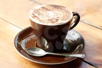 Royalty Free Photo of a Cup of Cappuccino