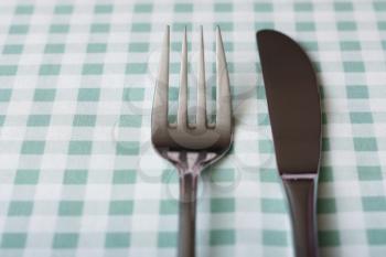 Royalty Free Photo of a Fork and Knife