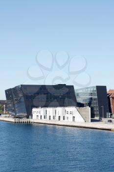 Royalty Free Photo of The Black Diamond in Copenhagen