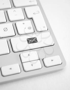 Royalty Free Photo of an Email Shortcut on a Keyboard
